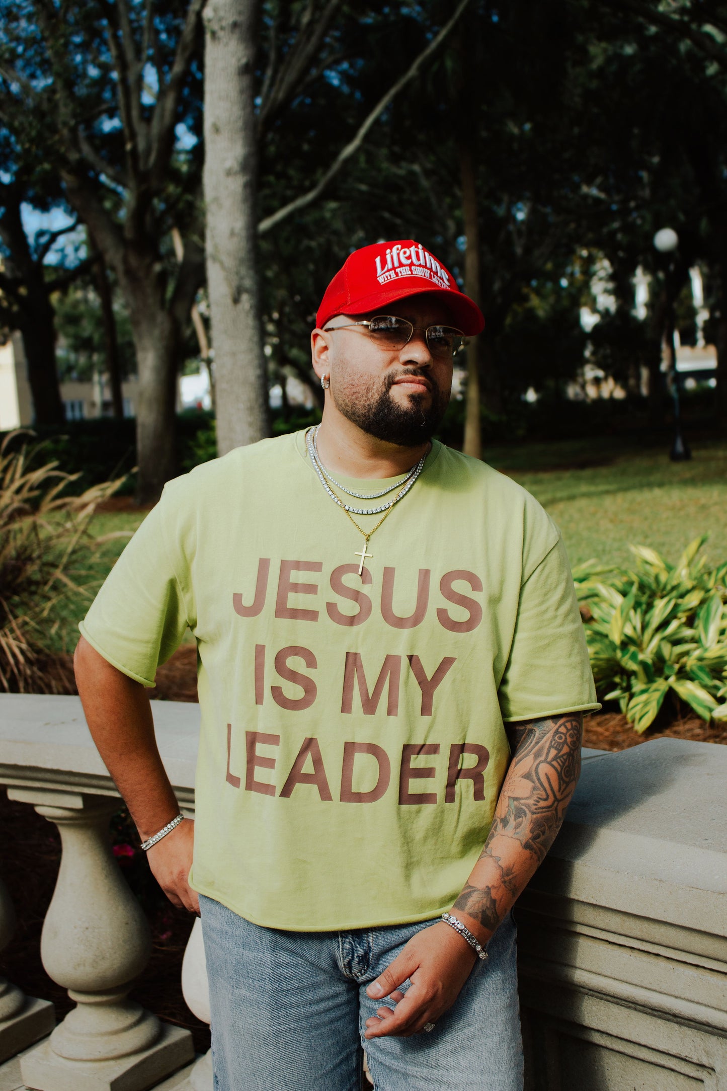 JESUS IS MY LEADER T-SHIRT