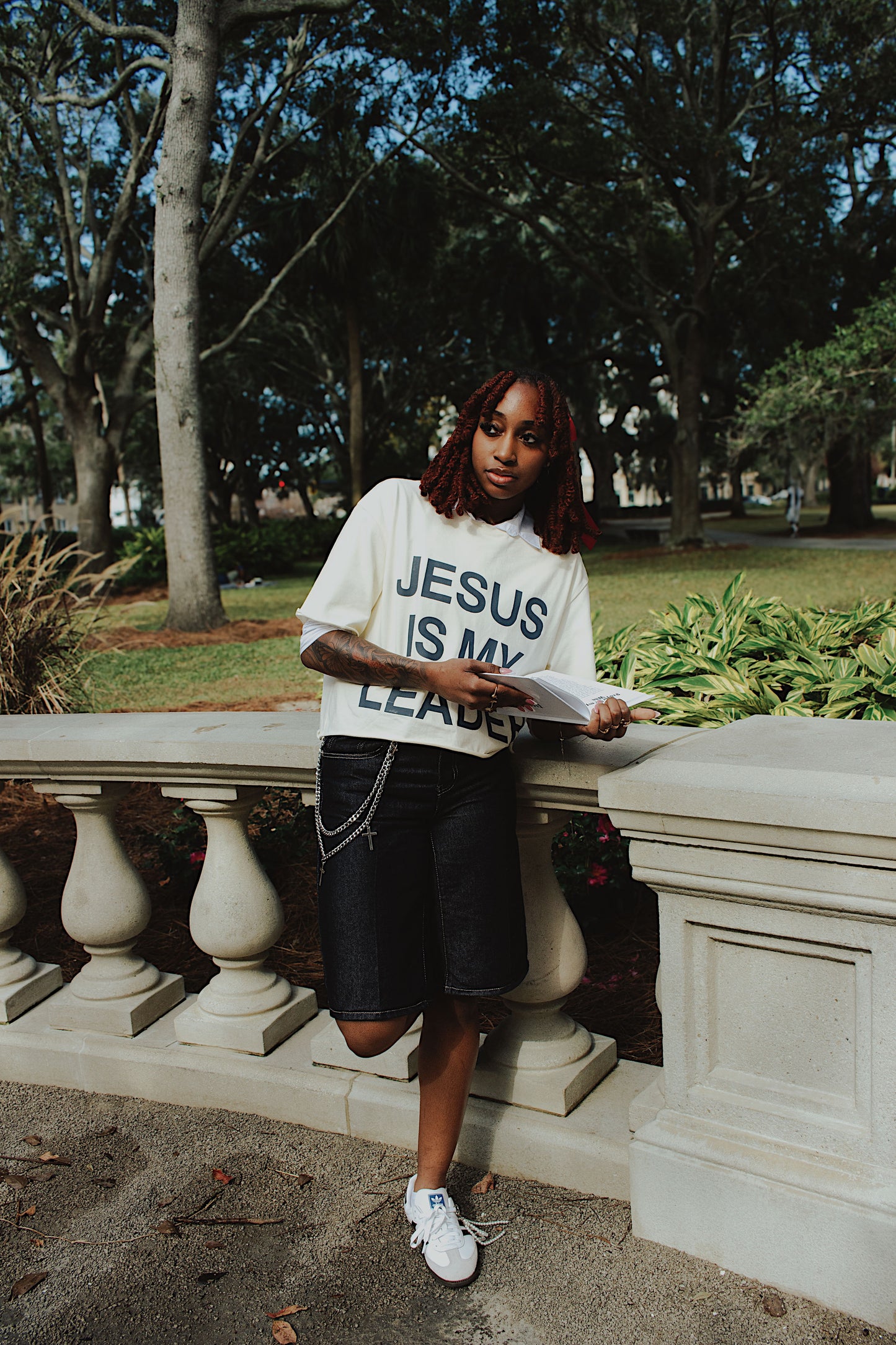 JESUS IS MY LEADER T-SHIRT